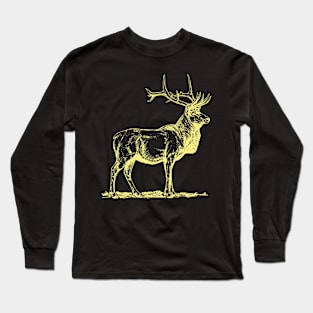 Rough looking deer Long Sleeve T-Shirt